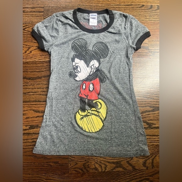 Disney Mickey Mouse T-shirt Sz. S grey - Picture 1 of 3